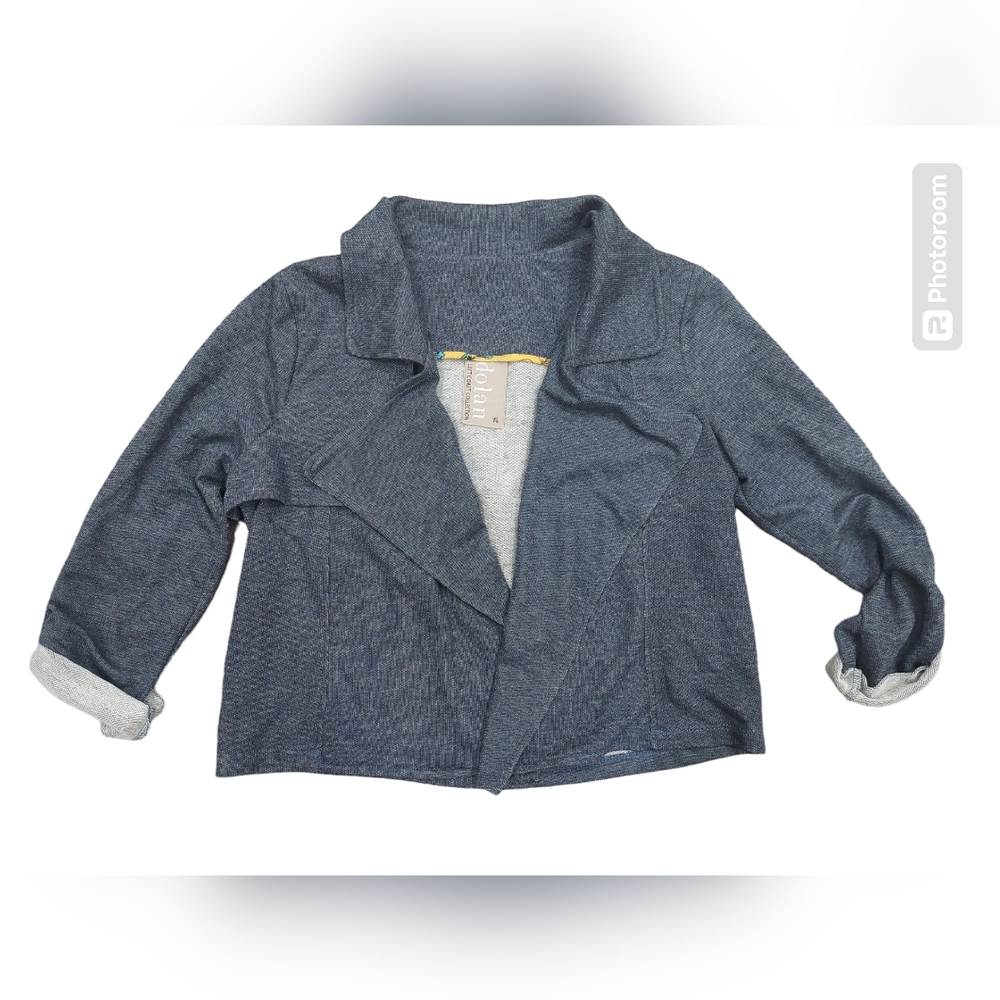 Dolan by Anthropolgie Jacket Cardigan sz XS Blue Open Sweater